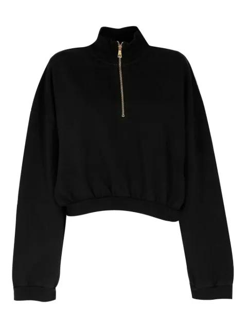 high-neck zip-up sweatshirt by HAIKURE