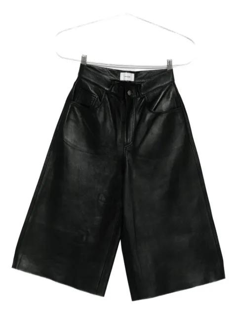 leather shorts by HAIKURE