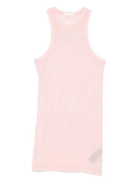 racer-back wool top by HAIKURE