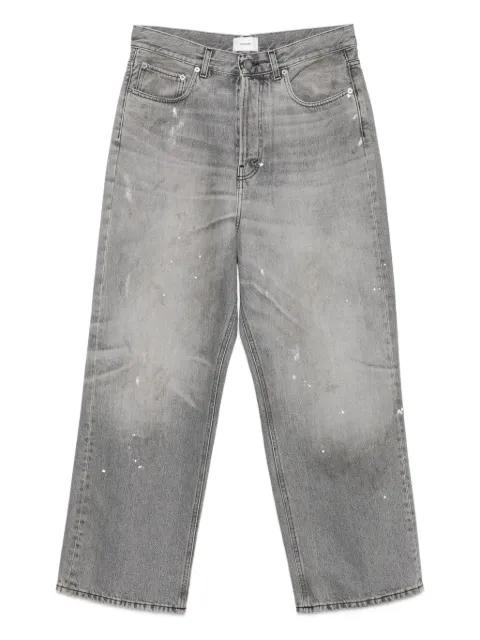 splash denim trousers by HAIKURE