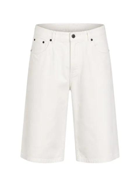 twill-weave bermuda shorts by HAIKURE