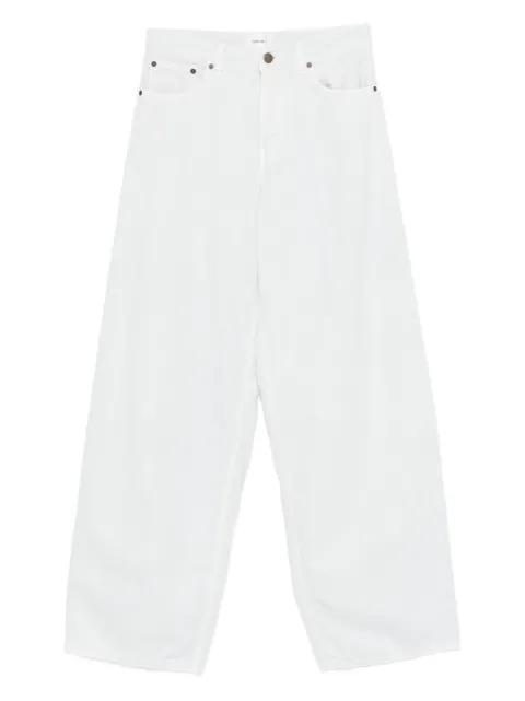 white wide trousers by HAIKURE