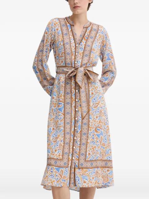 Vienna paisley belt midi dress by HALE BOB