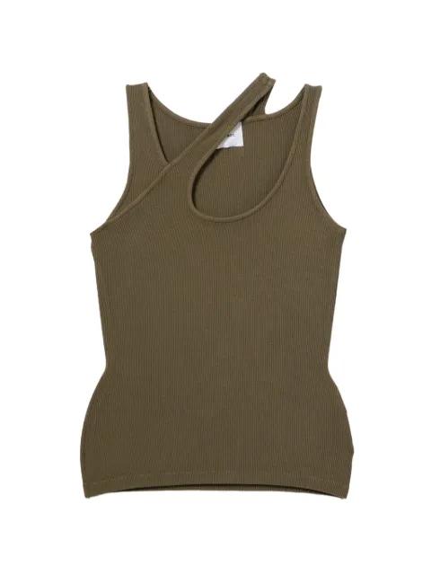 cutout tank top by HALFBOY