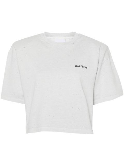 distressed cotton T-shirt by HALFBOY
