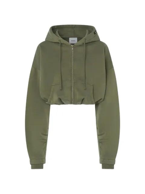 hoodied zip up hoodie by HALFBOY