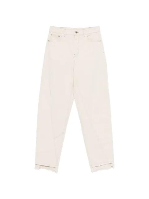 panelled boyfriend jeans by HALFBOY