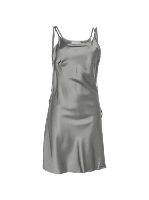 spaghetti-strap mini dress by HALFBOY