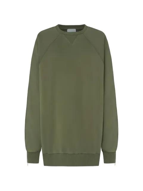 zipped-sleeve sweatshirt by HALFBOY