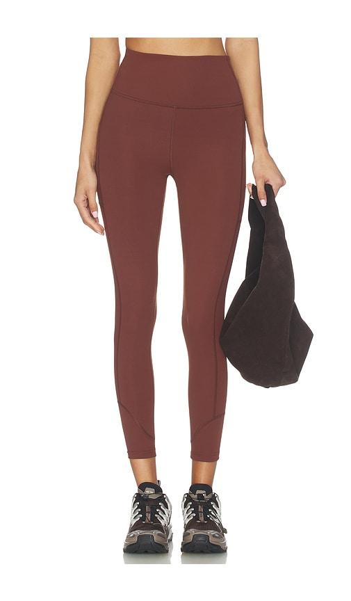 Halfdays Kara 7/8 Legging in Brown by HALFDAYS