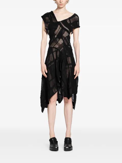 asymmetric dress by HALOS