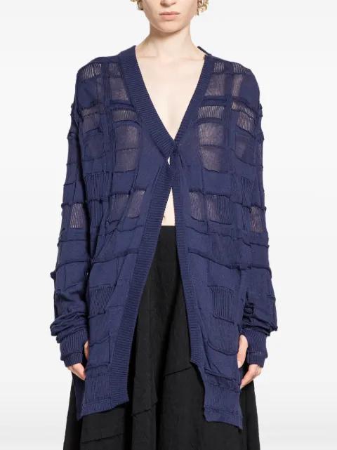 checked cardigan by HALOS