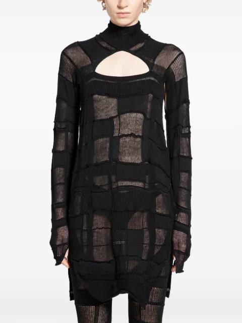 cutout turtleneck sweater by HALOS