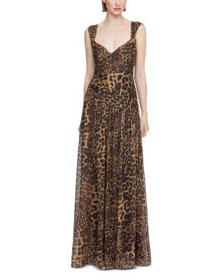 Claudia Chiffon Gown by HALSTON