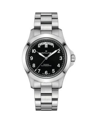 Khaki Field Day-Date Automatic Watch by HAMILTON Khaki Field Day-Date Automatic Watch by HAMILTON