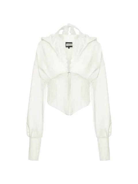 Karol hoodied top by HAMZA