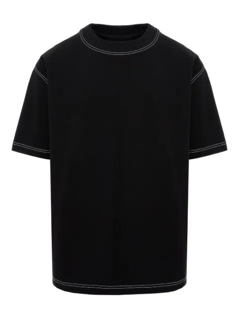 Khan contrast-stitching T-Shirt by HAMZA