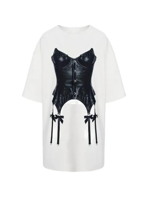 Kyoto Corset printed dress by HAMZA