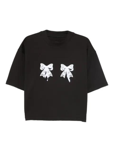 Luna lace-bow T-shirt by HAMZA
