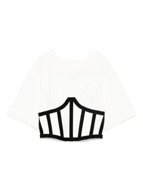 Marsilia corset-detail top by HAMZA
