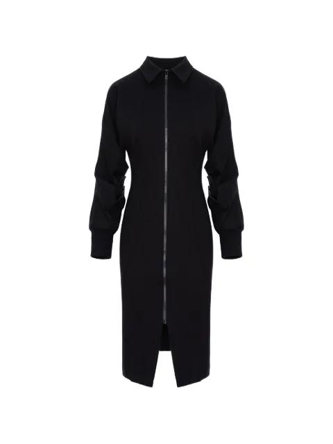 zip long-sleeved dress by HAMZA
