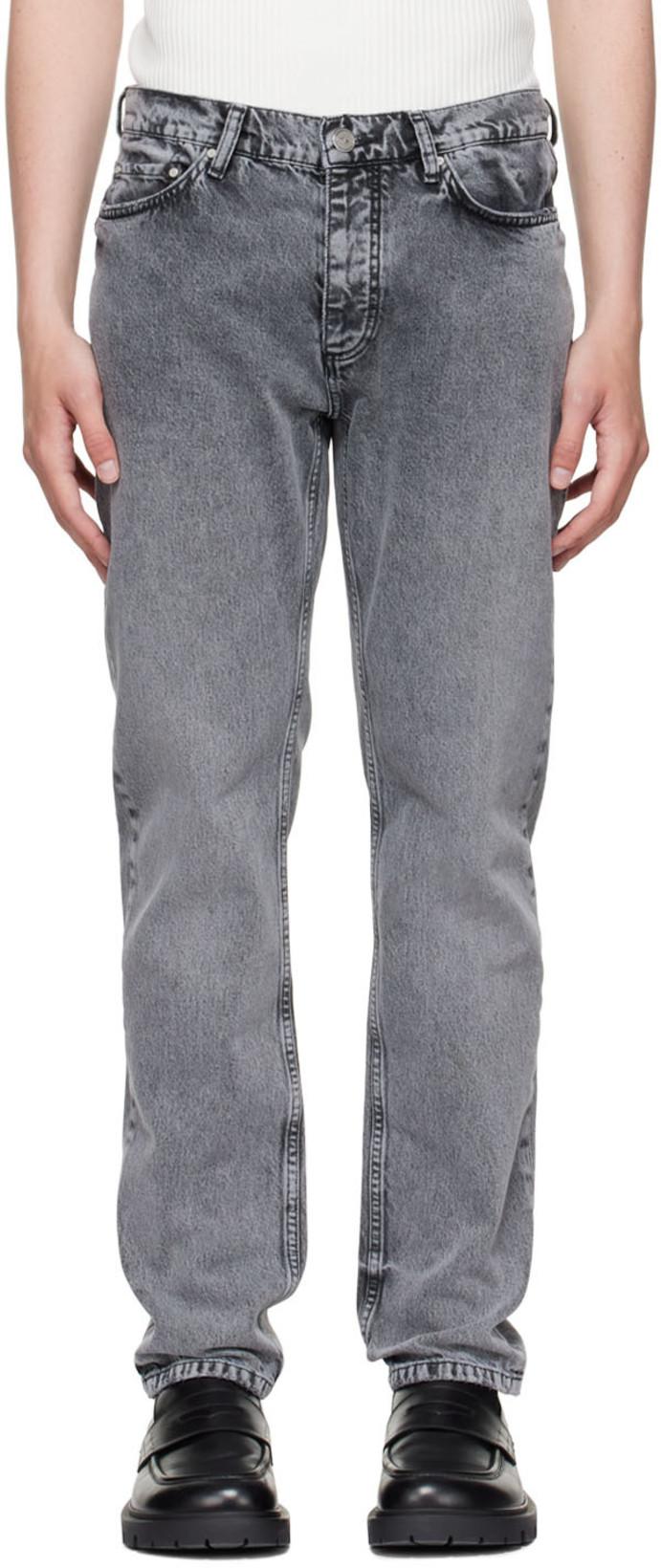 Gray Tapered Jeans by HAN KJOBENHAVN