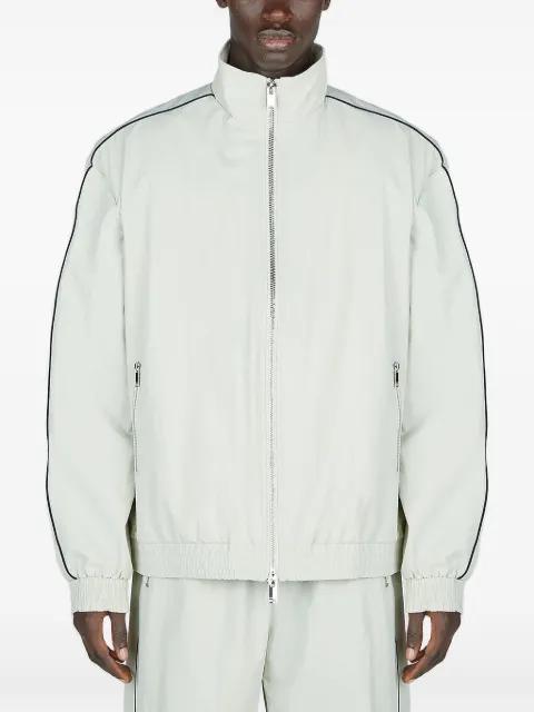piped-trim track jacket by HAN KJOBENHAVN