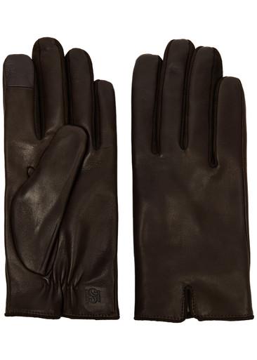 Essentials leather gloves by HANDSOME STOCKHOLM