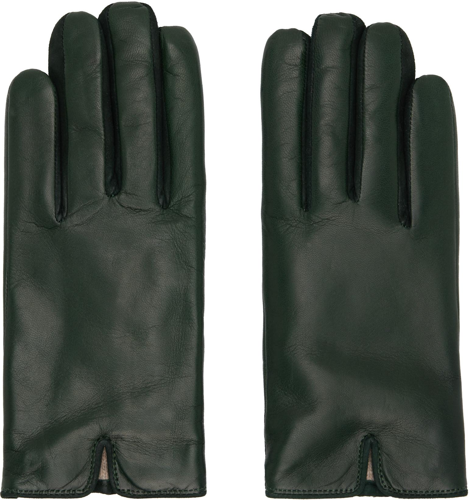 SSENSE Exclusive Green Essentials Gloves by HANDSOME STOCKHOLM