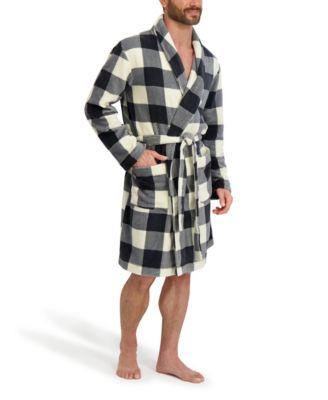 Men's Adjustable Plush Robe by HANES