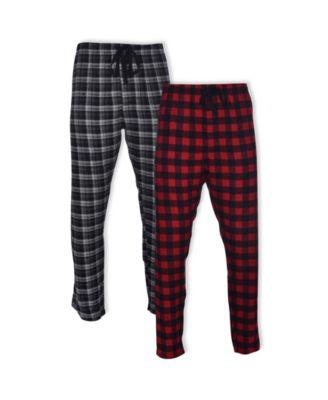 Men's Big and Tall Flannel Sleep Pant, 2 Pack by HANES
