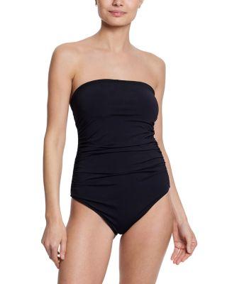 Bandeau Ruched One Piece Swimsuit by HANKY PANKY