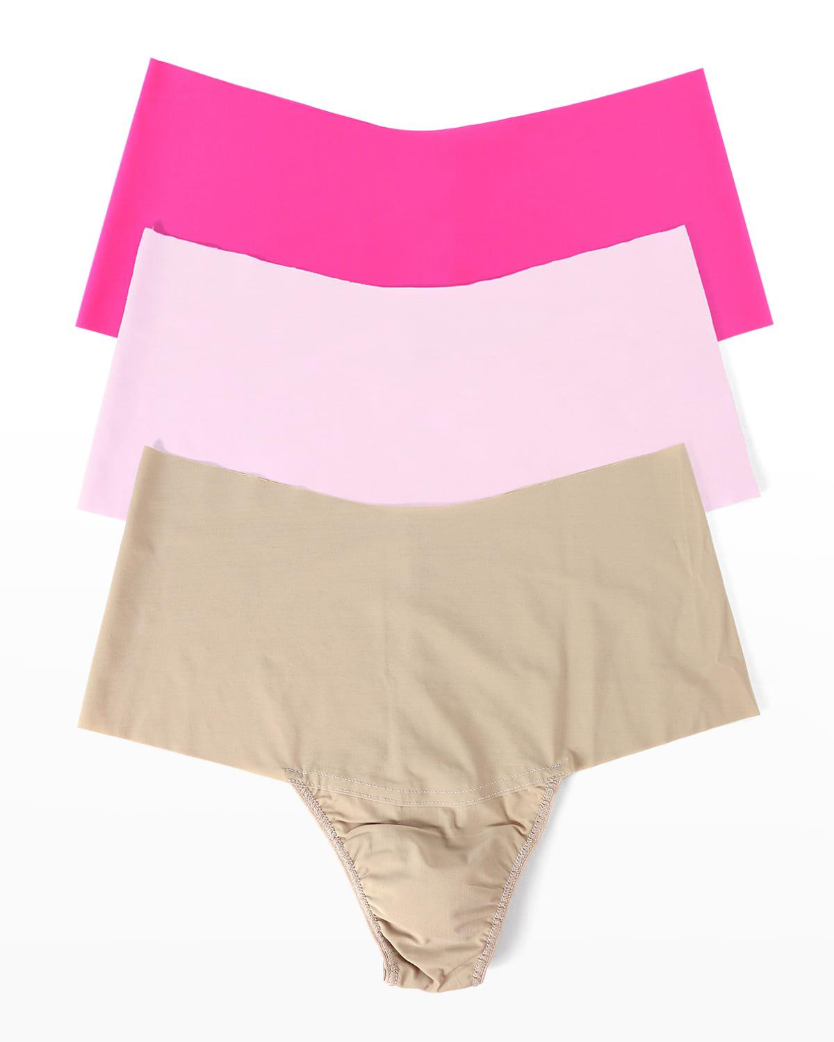 Breathe Hi-Rise Thongs 3-Pack by HANKY PANKY | jellibeans