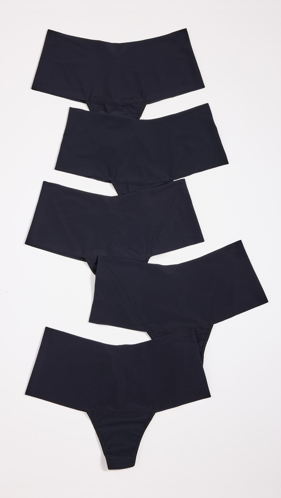 Breathe High Rise Thong 5 Pack by HANKY PANKY