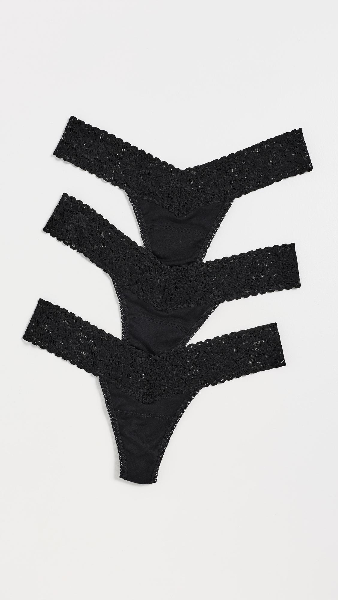 DreamEase Low Rise Thong 3 Pack by HANKY PANKY