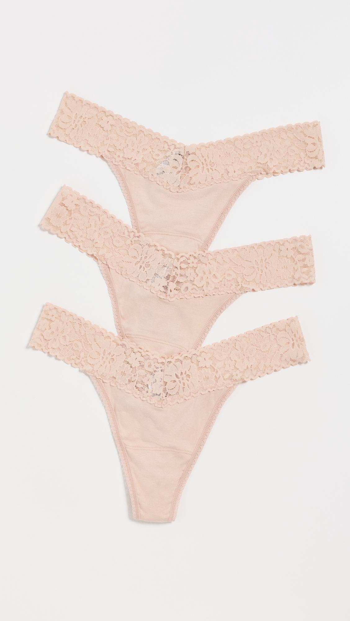 Dreamease Original Rise Thong 3 Pack by HANKY PANKY