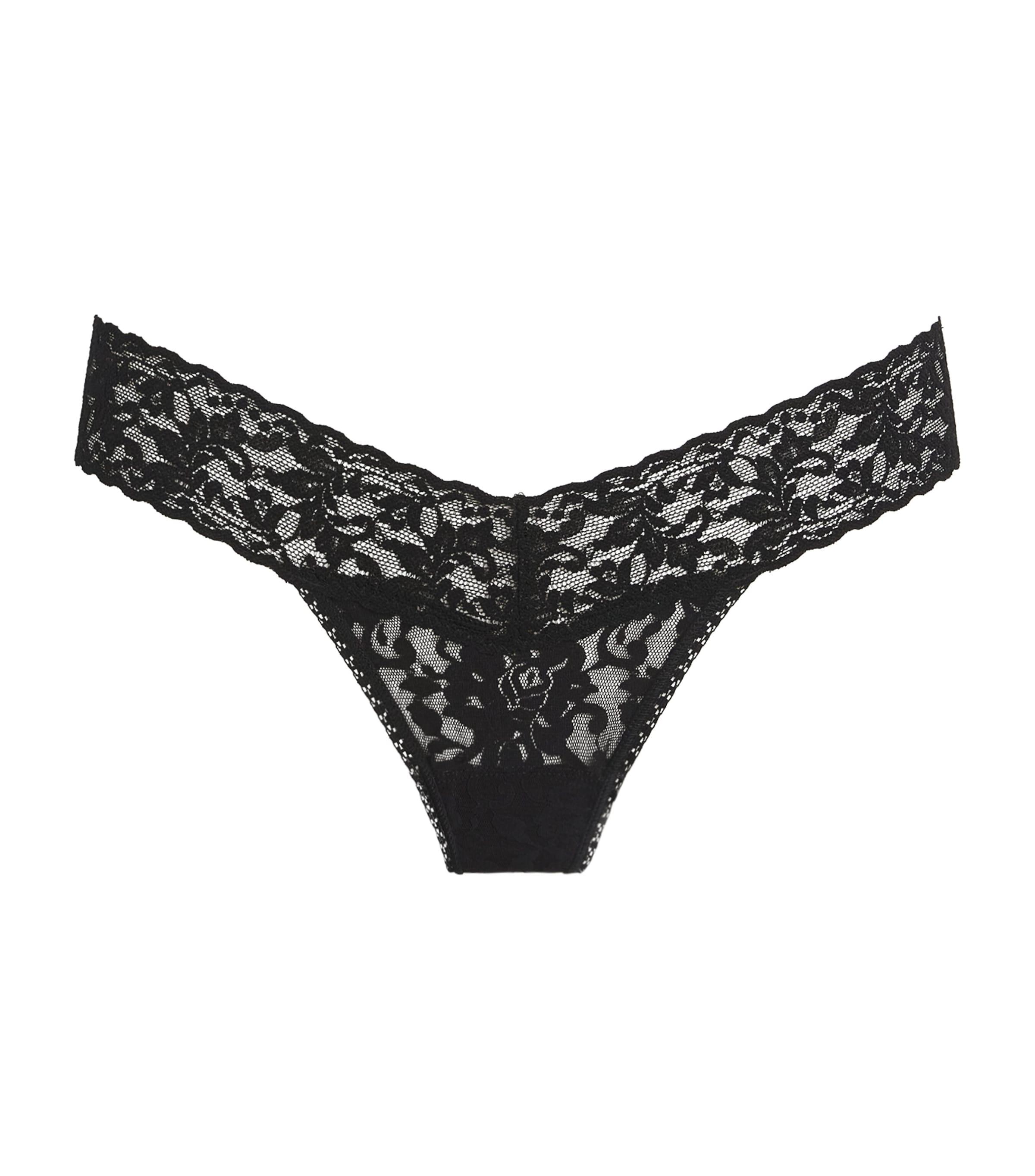 Hanky Panky Lace Low-Rise Thong by HANKY PANKY