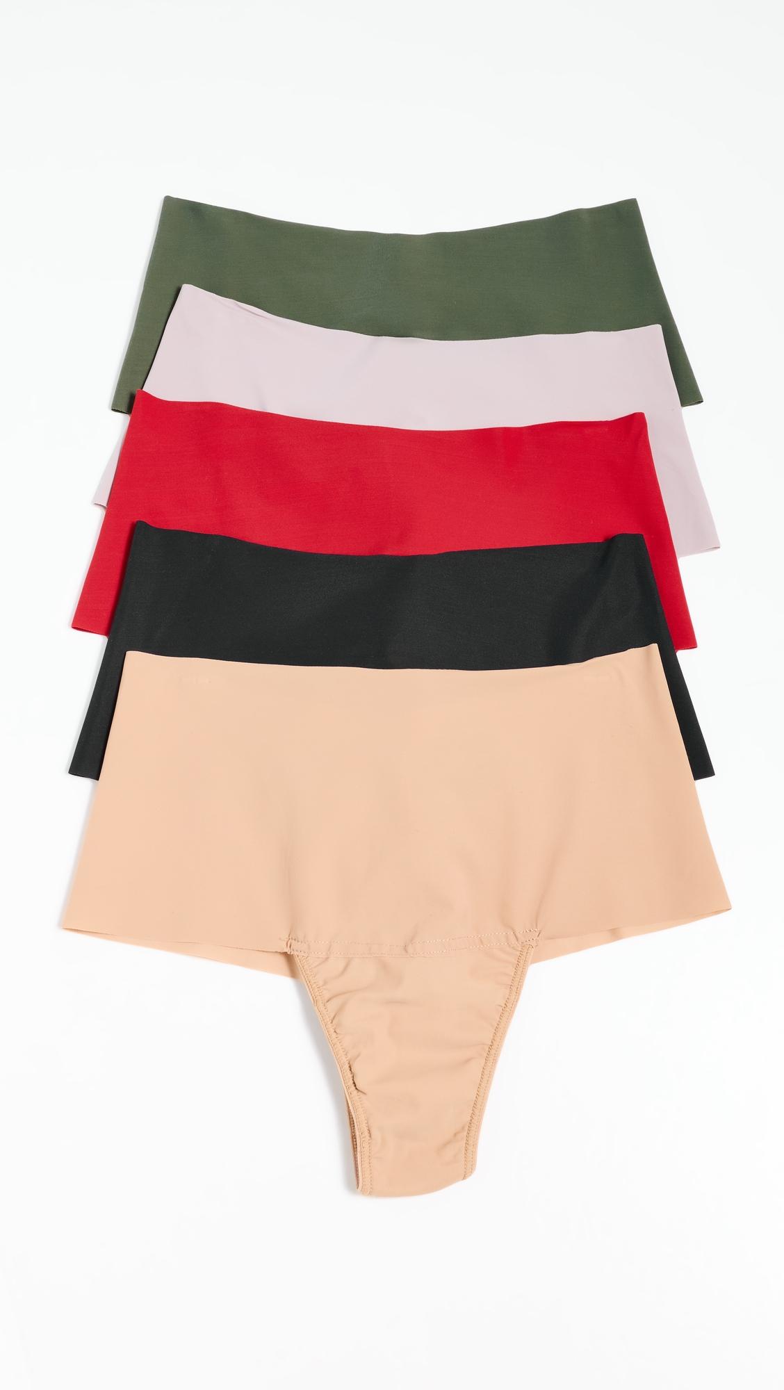 High Rise Thong 5 Pack by HANKY PANKY