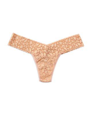 Leopard Lace Low Rise Thong by HANKY PANKY
