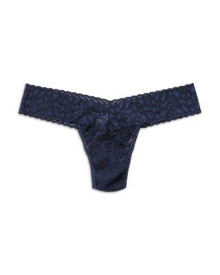 Leopard Lace Low Rise Thong by HANKY PANKY