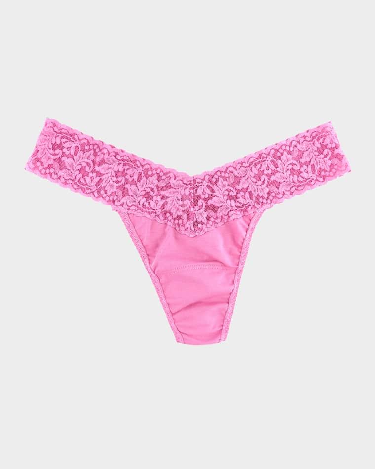 Low-Rise Organic Cotton Thong by HANKY PANKY
