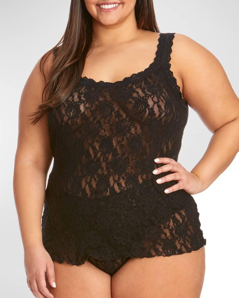 Plus Size Scoop-Neck Lace Chemise by HANKY PANKY