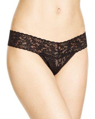 Signature Lace Low Rise Thongs by HANKY PANKY