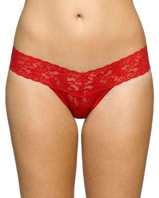 Signature Lace Low Rise Thongs by HANKY PANKY