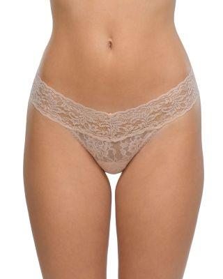 Signature Lace Low Rise Thongs by HANKY PANKY