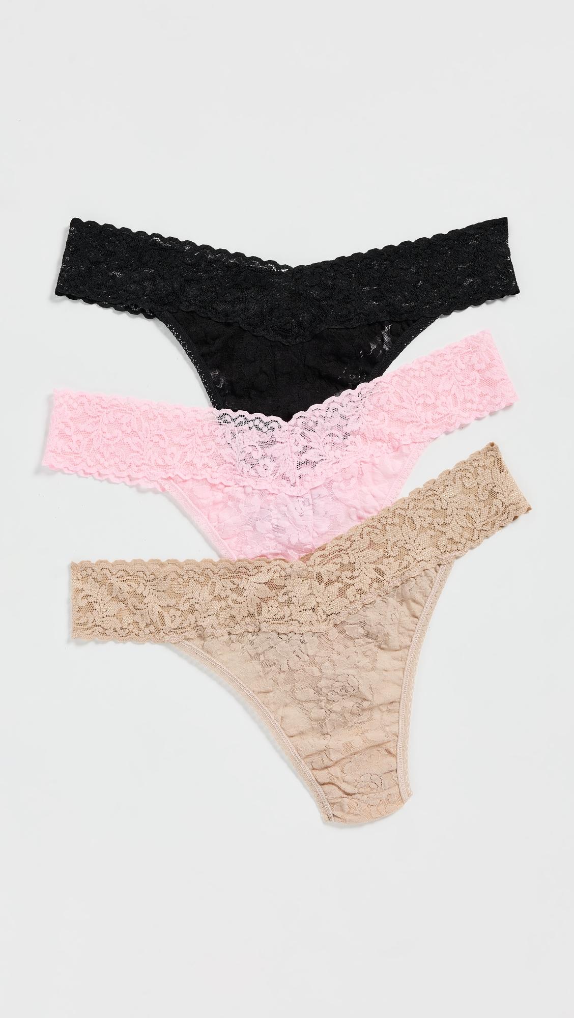 Signature Lace Original Rise 3 Pack by HANKY PANKY