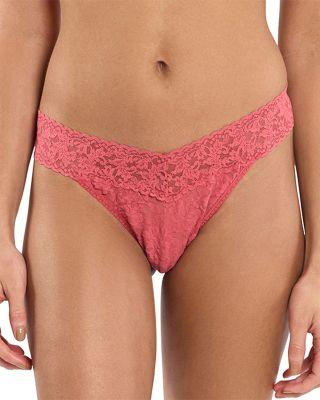 Signature Lace Original Rise Thong by HANKY PANKY