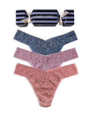 Signature Lace Original Rise Thong by HANKY PANKY