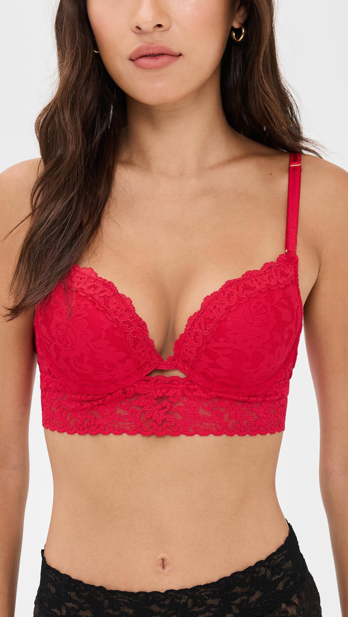 Signature Lace Plunge Push-Up Bra by HANKY PANKY