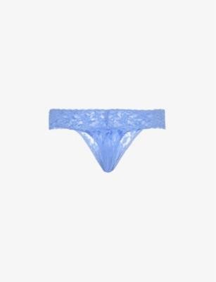 Signature low-rise stretch-lace thong by HANKY PANKY